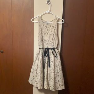 Cream lace dress